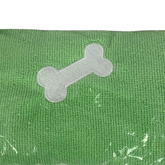 Magic Coat Bath Time Microfiber Towel 22"x18" Green Small/Medium Dogs NEW - Picture 2 of 4